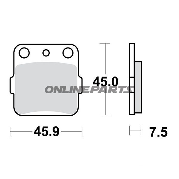 Brake Pads Offroad Trwaltn 7373038