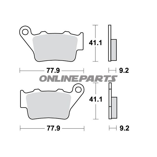 Brake Pads Offroad Trwaltn 7370049