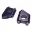 Bar Riser - Black22mm Std Bars - 35Mm High 34° Offset