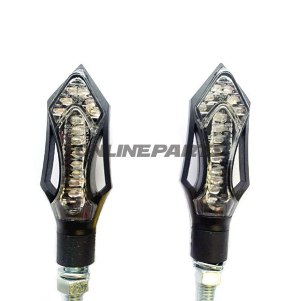 Javelin Led Mini Indicator Jmpclear Glass Black Surround