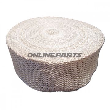 Silent Sport Exhaust Insulation Wrap10m X 50Mm Brass Colour When Hot