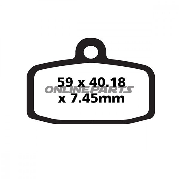 Brake Pads Std Ebc Fa612tt