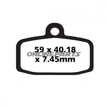 Brake Pads Sintered R Ebc Fa612r Mx