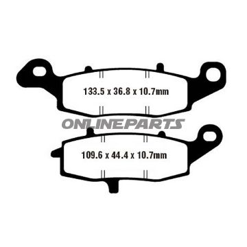Brake Pads Semi-Sint V Ebc Fa231/2Valternative: 7870156