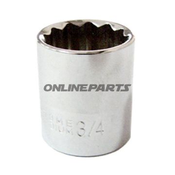 Socket Bi-Hex 3/4” Imperial3/8” Drive Jmp