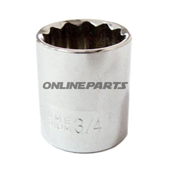 Socket Bi-Hex 3/4” Imperial3/8” Drive Jmp