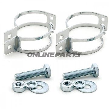 Indicator Or Headlamp Bracket Chrome51-54Mm