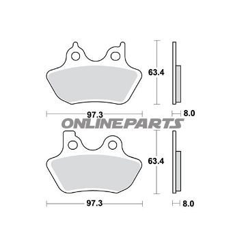 Brake Pads Sintered Trwaltn 7320997