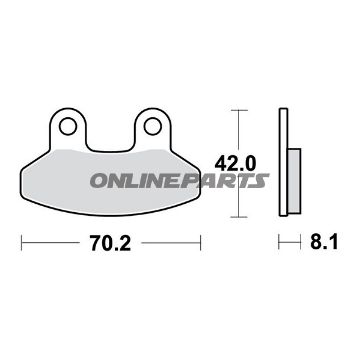 Brake Pads Standard Trwalternative: 7321938