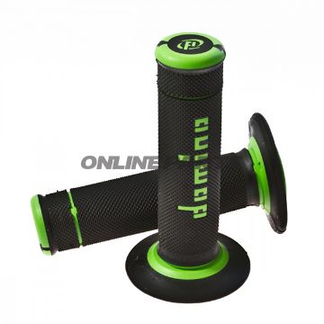 Domino Off Road Grips Black/Greend.22Mm. L.118Mm Closed