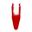 Rear Mudguard Red.