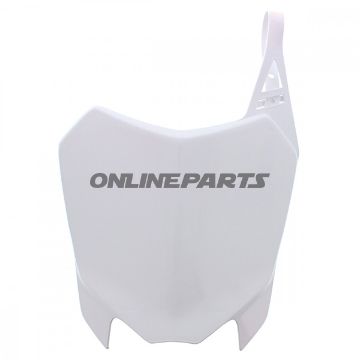 White Front Number Boardpolisport