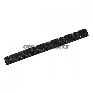 Iron Adhesive Balance Weights 5/2.5G15x 45G Strips Black
