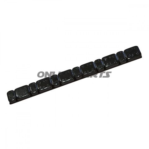 Iron Adhesive Balance Weights 5/2.5G15x 45G Strips Black