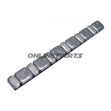 Iron Adhesive Balance Weights 5/2.5G15x 45G Strips Silver
