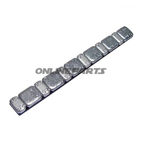 Iron Adhesive Balance Weights 5/2.5G15x 45G Strips Silver