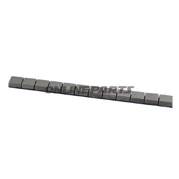 Zinc Adhesive Balance Weights 5G 6On20x 60G Strips Silver