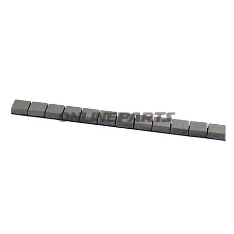 Zinc Adhesive Balance Weights 5G 6On20x 60G Strips Silver