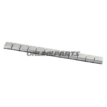 Zinc Adhesive Balance Weights 5G 6On20x 60G Strips Silver