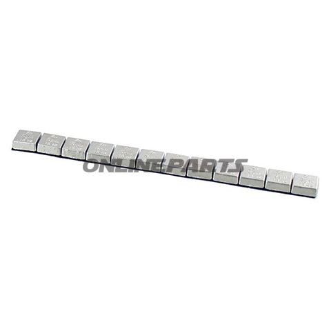 Zinc Adhesive Balance Weights 5G 6On20x 60G Strips Silver