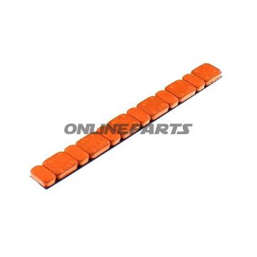 Iron Adhesive Balance Weights 5/2.5G15x 45G Strips Orange