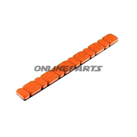 Iron Adhesive Balance Weights 5/2.5G15x 45G Strips Orange
