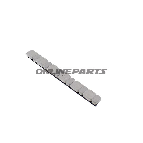 Iron Adhesive Balance Weights 5/2.5G15x 45G Strips White