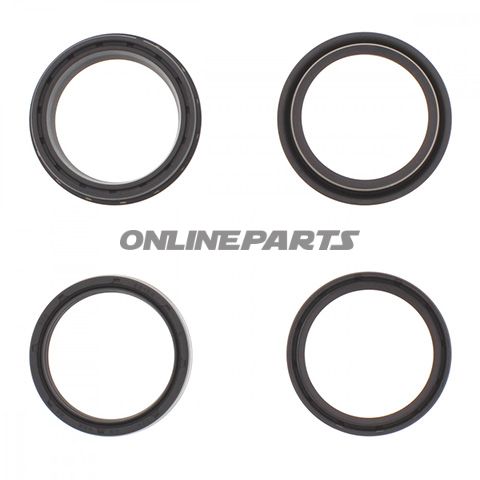 Fork Oil Seal Kit C/W Dust Caps43 X 53 X 9.5 All Balls Racing
