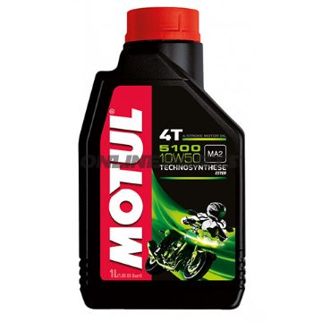 Oil 10W50 4-Stroke 1Lmotul 5100 Semi-Synth