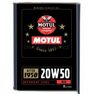Oil 20W50 2Lmotul Classic Mineral