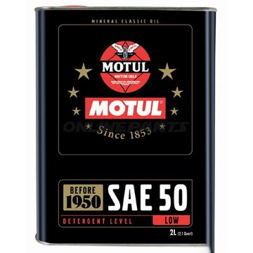 Oil 50W 2Lmotul Classic Mineral