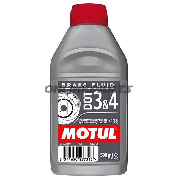 Brake Fluid Dot3/4 0.5L Motultrw 7140726