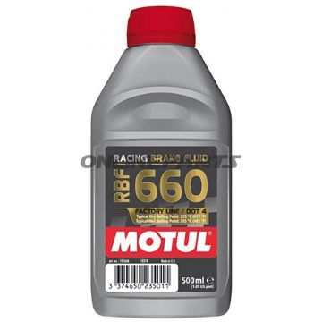 Brake Fluid Dot4 0.5Lmotul Rbf 660 Racing