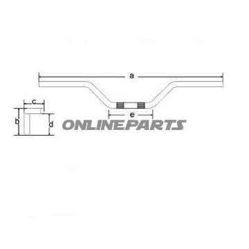 Handlebars Steel Black Kk 1 Inchspeedfighter Trw