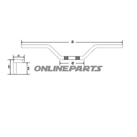 Handlebars Steel Black Kk 1 Inchspeedfighter Trw
