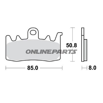 Brake Pads Sintered Trwaltn 7326419