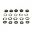 Disc Mounting Kit Trw Floating Disc4.5 Mm 12/2007-