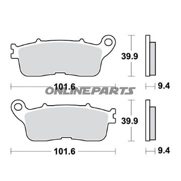 Brake Pads Sintered Trwaltn 7320022