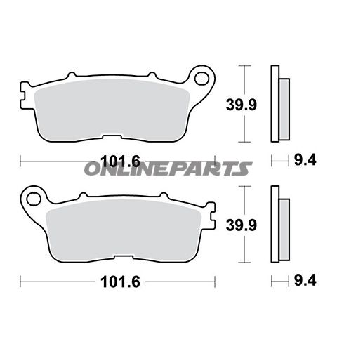 Brake Pads Sintered Trwaltn 7320022
