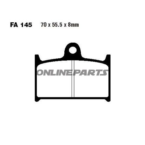 Brake Pads Sintered Epfa Ebc Epfa145hhalternative: 7870132