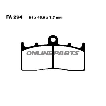 Brake Pads Sintered Epfa Ebc Epfa294hhoder 7870184