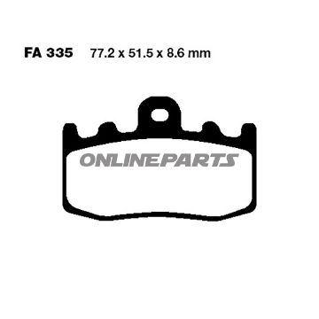Brake Pads Sintered Epfa Ebc Epfa335hhoder 7870185