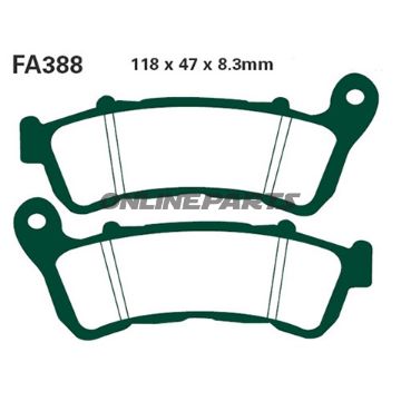 Brake Pads Sintered Epfa Ebc Epfa388hhoder 7870167