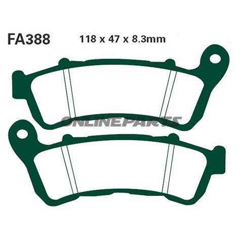 Brake Pads Sintered Epfa Ebc Epfa388hhoder 7870167