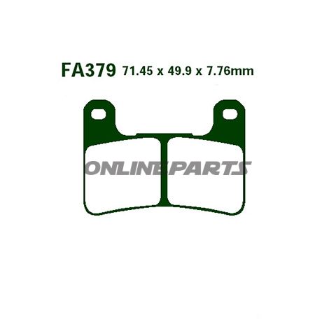 Brake Pads Sintered Gpfax Ebc Gpfax379hh Fa120altn 7874266/7874274