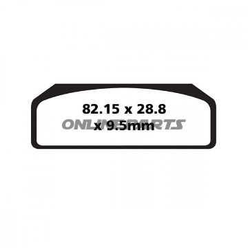 Brake Pads Sintered Gpfax Ebc Gpfax611hh