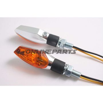 Indicator Beam Jmpamber Glass Silver Surround