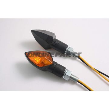 Jmp Mini Indicator Kiteshort Black Amber Glass