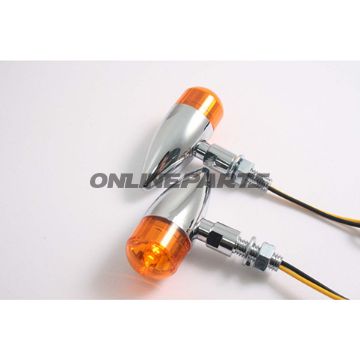 Indicator Outlaw Jmpglass Yellow Housing Chrom