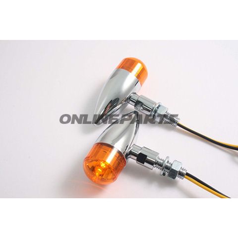 Indicator Outlaw Jmpglass Yellow Housing Chrom
